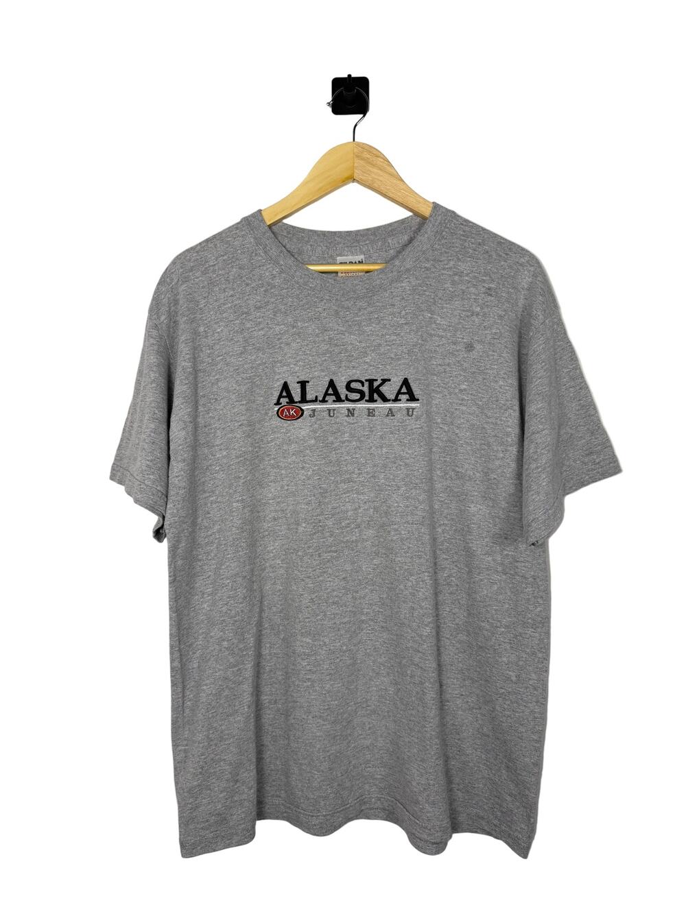 Vintage Juneau Alaska Embroidered Tee 90s Tee